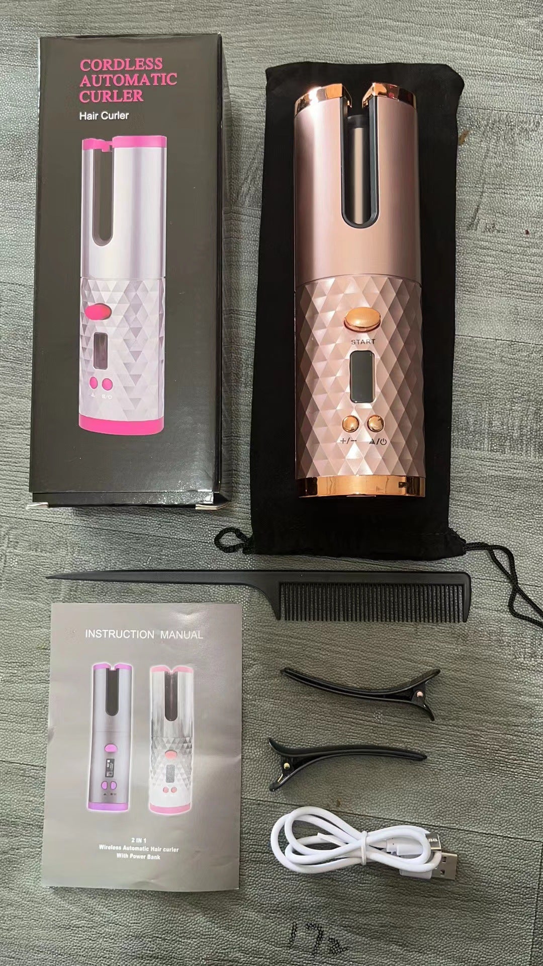 Compact USB Charge Hair Curler Mini