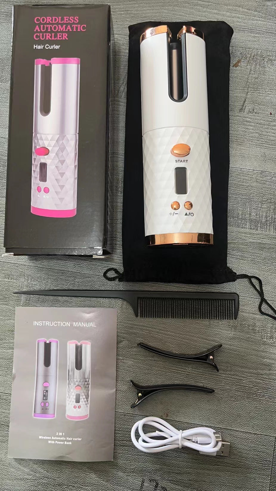 Compact USB Charge Hair Curler Mini