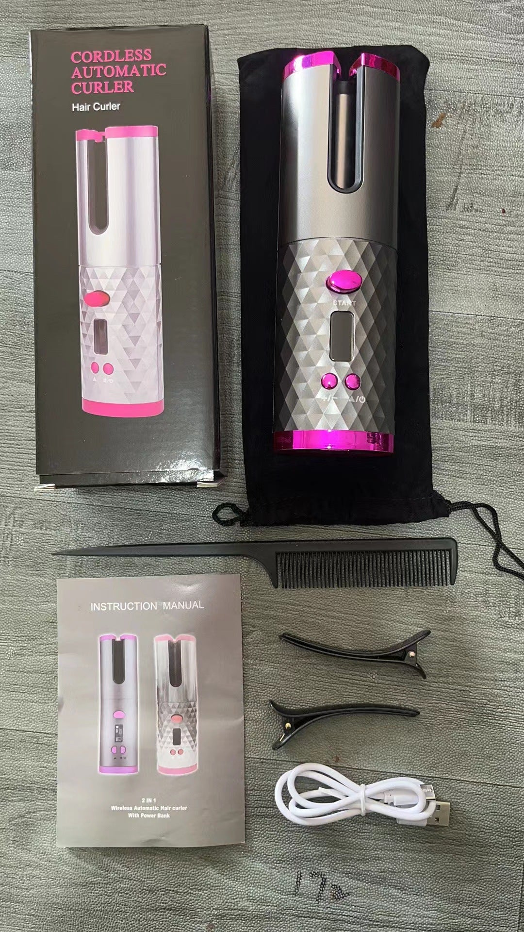 Compact USB Charge Hair Curler Mini