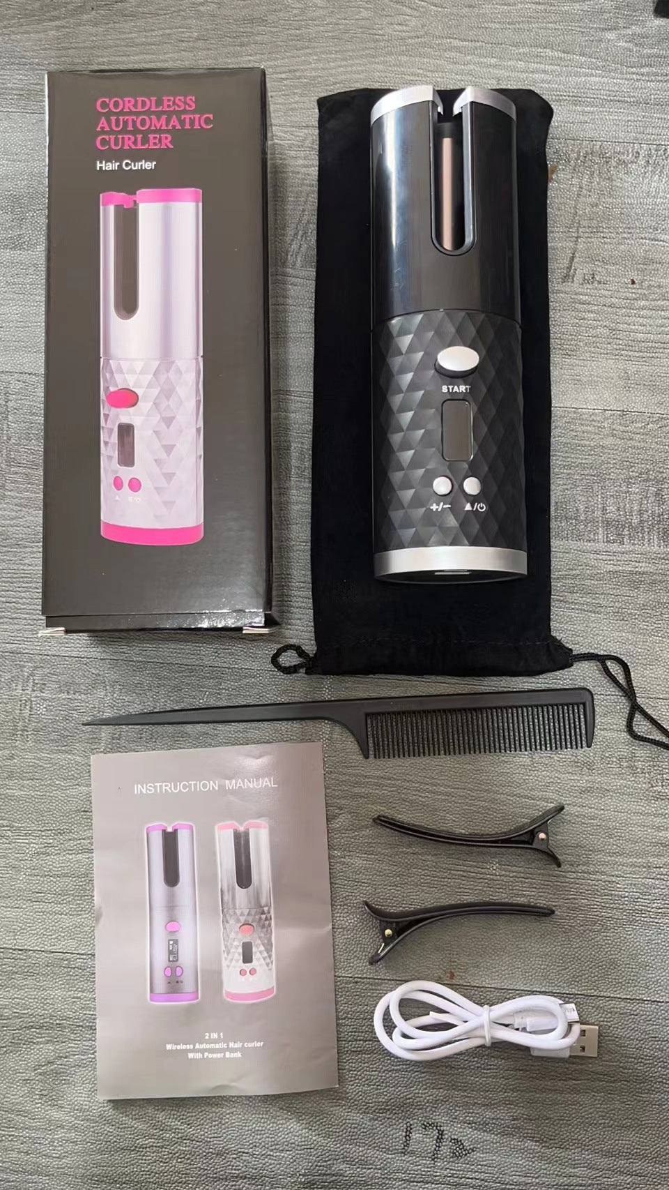 Compact USB Charge Hair Curler Mini