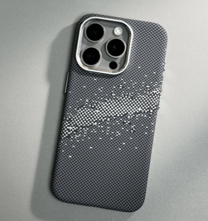 Abstract Starry Pixel MagSafe Phone Case for iPhone