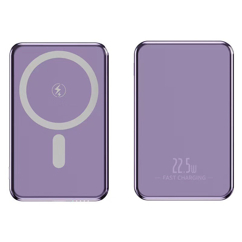 New MagSafe Aluminum Magnetic Power Bank 5000mAh