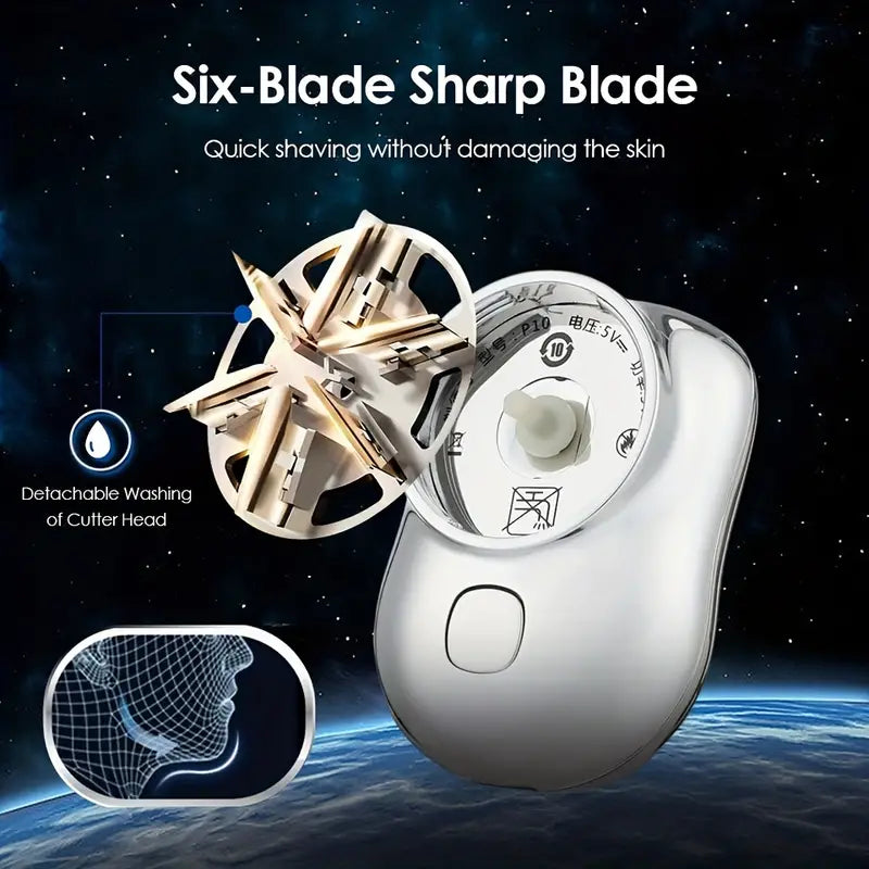 Mini Electric Razor for Men - Rechargeable Travel Shaver