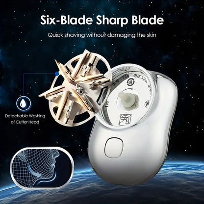 Mini Electric Razor for Men - Rechargeable Travel Shaver