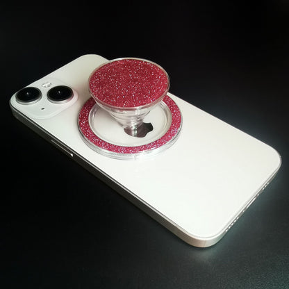 MagSafe Magnetic Transparent Glitter Phone Stand Base