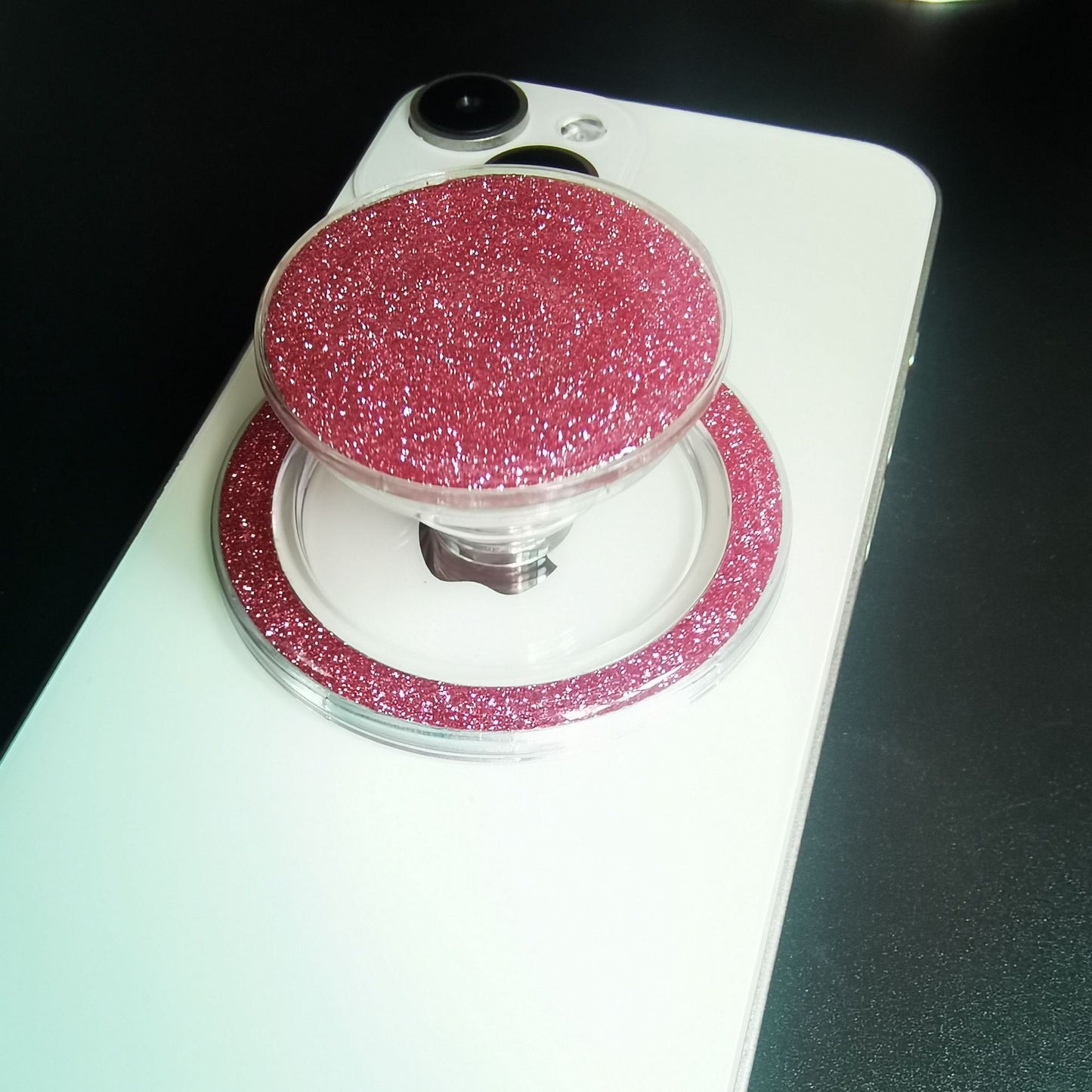 MagSafe Magnetic Transparent Glitter Phone Stand Base