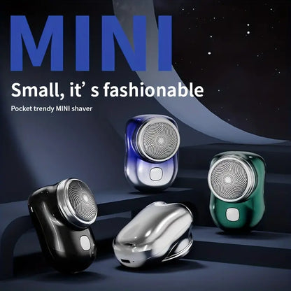 Mini Electric Razor for Men - Rechargeable Travel Shaver